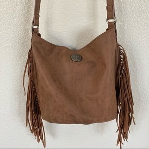 Brown Fringe Purse
